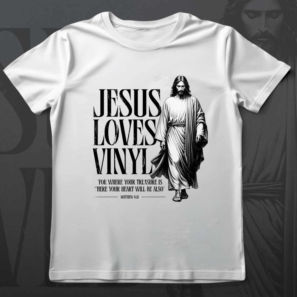 Jesus Loves Vinyl T-Shirt